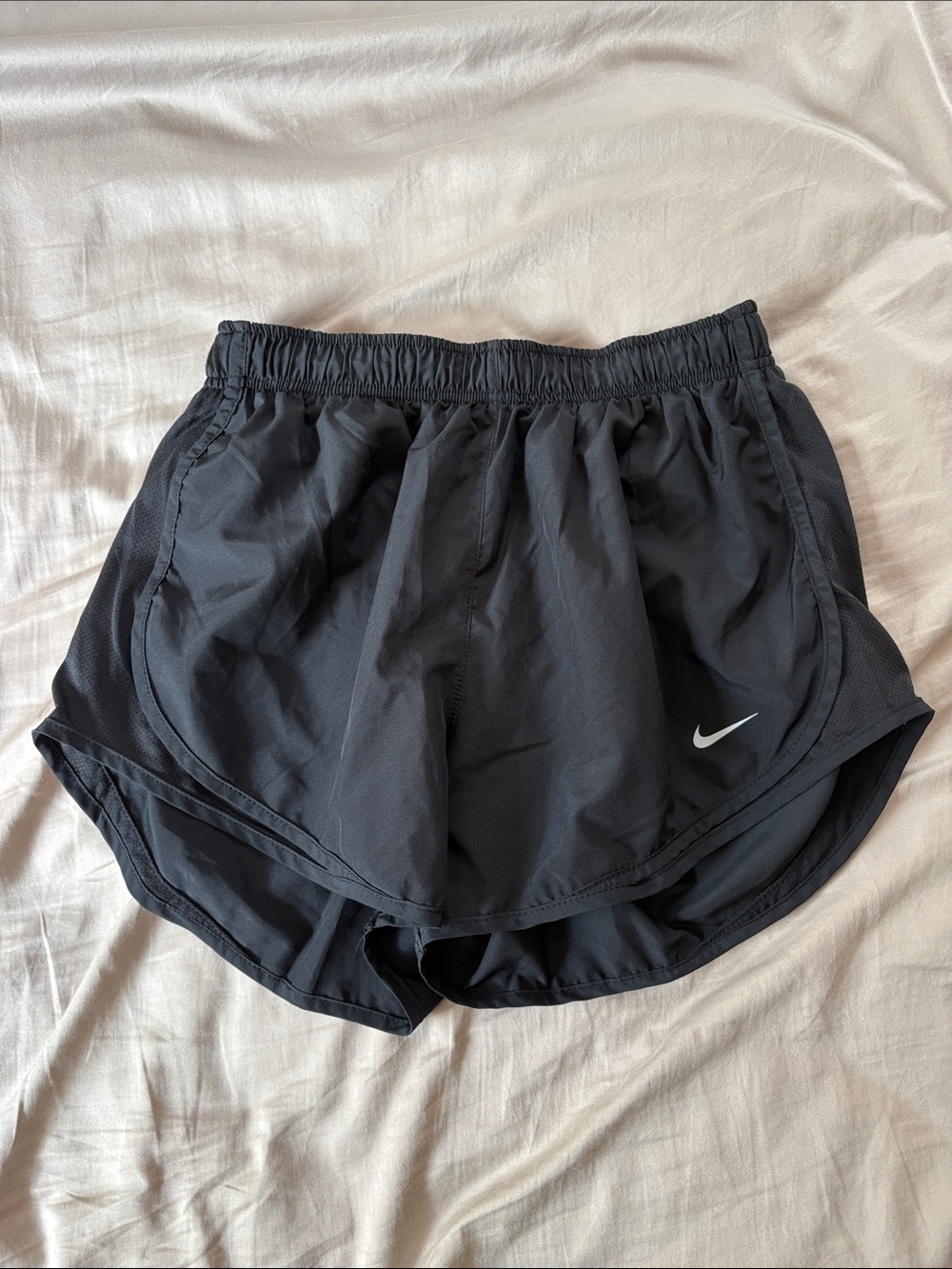 Nike Black Women's Athletic Running Shorts with Swoosh